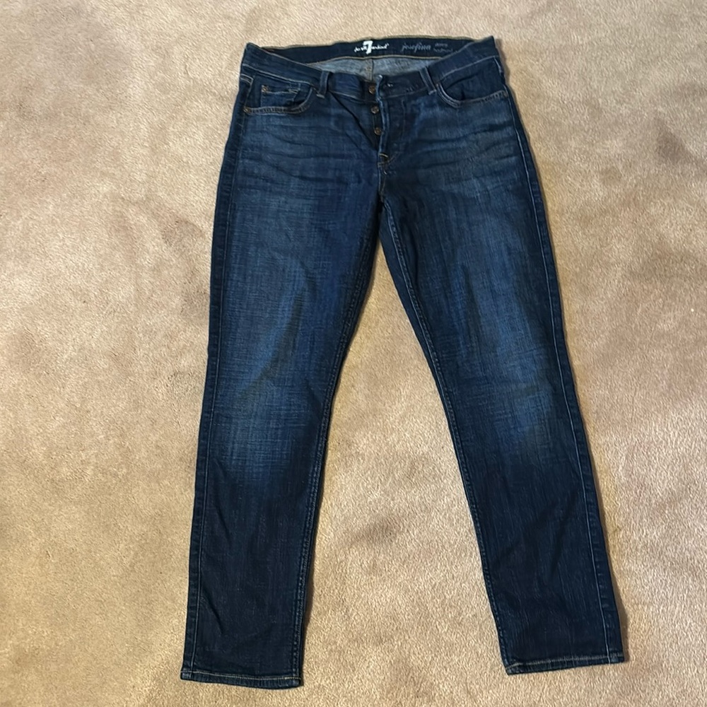 7 for all mankind boyfriend skinny jeans